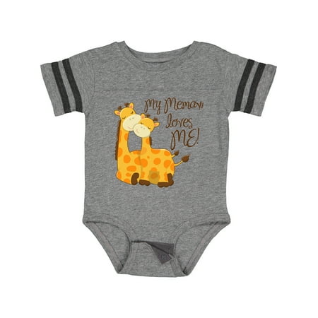Inktastic My Memaw Loves Me! Gift Baby Boy or Baby Girl Bodysuit