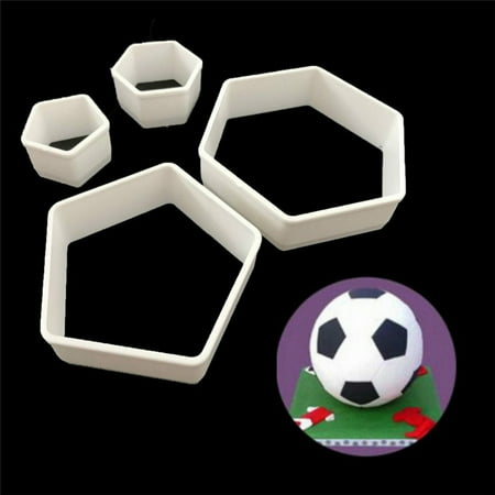 Unique 4 Pcs Sugarcraft Football Fondant Mold Cookie Cutter Cake Decorating Tools Bakeware
Unique 4 Pcs Sugarcraft Football Fondant Mold Cookie Cutter Cake Decorating Tools Bakeware