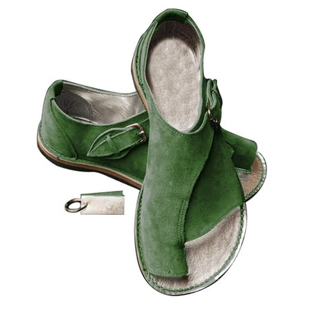 HRSR Women Comfy Platform Sandal Bunion Corrector Beach Travel Shoes for Summer(Green 35)
HRSR Women Comfy Platform Sandal Bunion Corrector Beach Travel Shoes for Summer(Green 35)