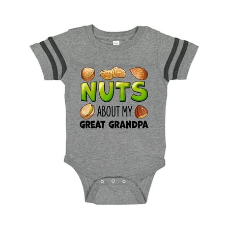 Inktastic Nuts About My Great Grandpa Peanut Almond Pistachio Gift Baby Boy or Baby Girl Bodysuit
Inktastic Nuts About My Great Grandpa Peanut Almond Pistachio Gift Baby Boy or Baby Girl Bodysuit