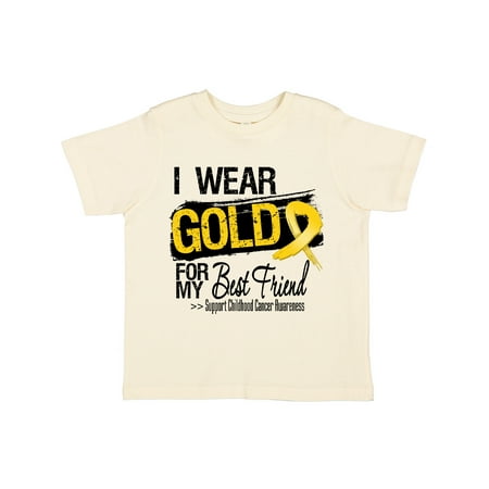 Inktastic Childhood Cancer Ribbon for My Best Friend Gift Toddler Boy or Toddler Girl T-Shirt
Inktastic Childhood Cancer Ribbon for My Best Friend Gift Toddler Boy or Toddler Girl T-Shirt