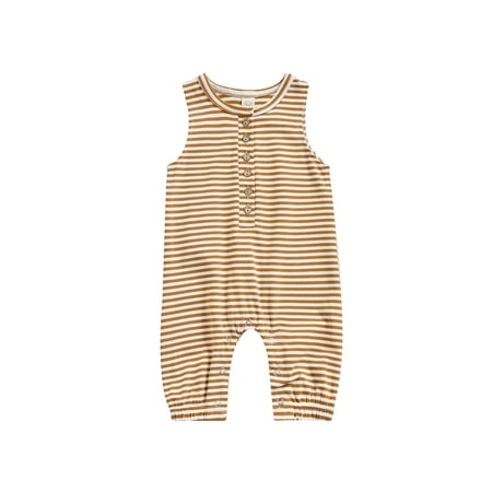 Livingsenburg Newborn Baby Girl Boy Sleeveless Romper Jumpsuit Striped Print Bodysuit Cute Unisex Summer Clothes
Livingsenburg Newborn Baby Girl Boy Sleeveless Romper Jumpsuit Striped Print Bodysuit Cute Unisex Summer Clothes