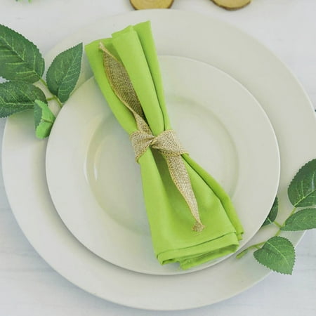 Efavormart Pack of 25 Premium APPLE GREEN 20 x 20 Washable Polyester Napkins Great for Wedding Party Restaurant Dinner Parties
Efavormart Pack of 25 Premium APPLE GREEN 20 x 20 Washable Polyester Napkins Great for Wedding Party Restaurant Dinner Parties