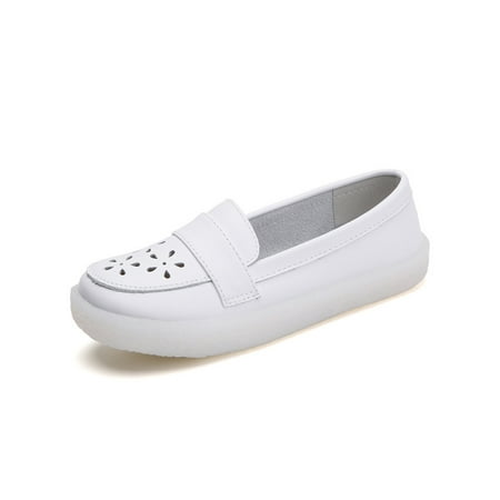 SIMANLAN Women Loafers Comfort Casual Shoes Lightweight Flats Ladies Non-Slip Nurse Shoe Womens Slip On White Hollow 4.5
SIMANLAN Women Loafers Comfort Casual Shoes Lightweight Flats Ladies Non-Slip Nurse Shoe Womens Slip On White Hollow 4.5