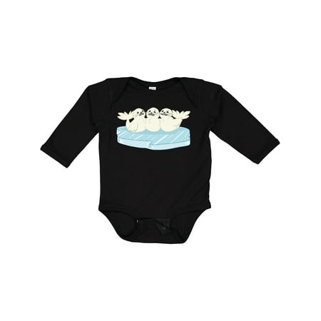 Inktastic 3 Cute White Harp Seals on Ice Gift Baby Boy or Baby Girl Long Sleeve Bodysuit
Inktastic 3 Cute White Harp Seals on Ice Gift Baby Boy or Baby Girl Long Sleeve Bodysuit