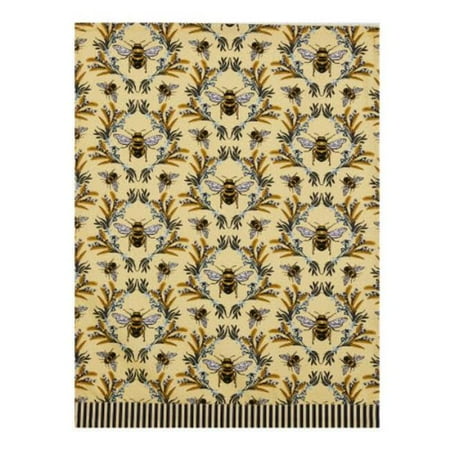 Peking Handicraft 04TAC16C 18 x 25 in. Bee You Gathered Kitchen Towel Pack of 4
