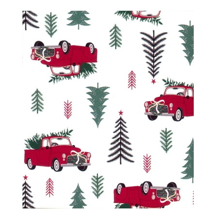 Winter Wonder Lane 60 Round Tablecloth Red Truck Print Flannel Backed PVC-Free PEVA
Winter Wonder Lane 60 Round Tablecloth Red Truck Print Flannel Backed PVC-Free PEVA