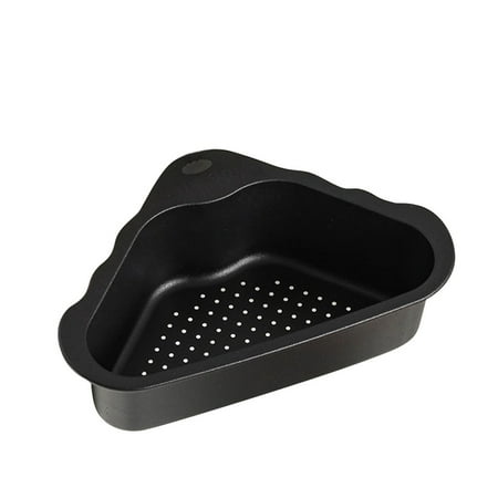 Drain Basket Kitchen Residue Filter Rack Sink Triangle Black 
Drain Basket Kitchen Residue Filter Rack Sink Triangle Black