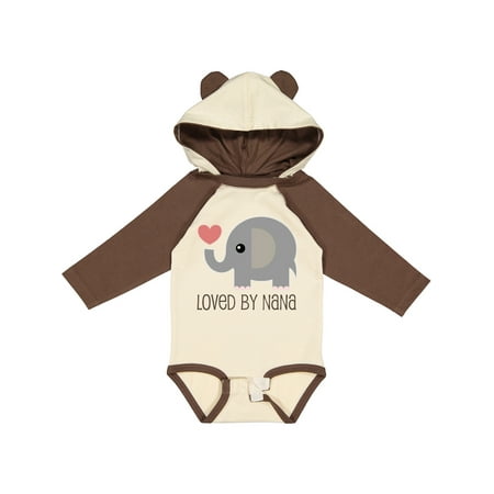 Inktastic Loved by Nana Grandchild Elephant Gift Baby Boy or Baby Girl Long Sleeve Bodysuit
Inktastic Loved by Nana Grandchild Elephant Gift Baby Boy or Baby Girl Long Sleeve Bodysuit