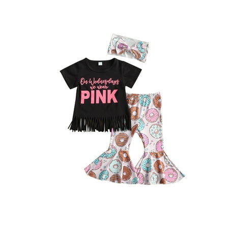 Toddler Baby Summer Girls Outfits Set Casual Letter Print T-shirt Top+Floral Long Bell-bottom Pants 2pcs
Toddler Baby Summer Girls Outfits Set Casual Letter Print T-shirt Top+Floral Long Bell-bottom Pants 2pcs