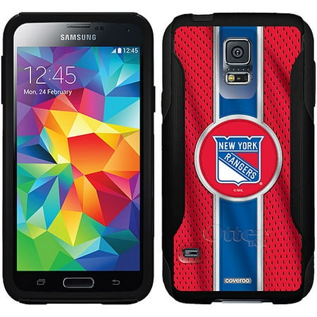 New York Rangers Jersey Stripe Design on OtterBox Commuter Series Case for Samsung Galaxy S5