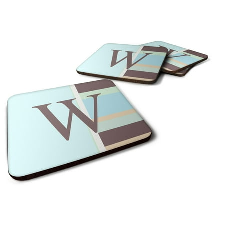 Carolines Treasures CJ1003-WFC Letter W Initial Monogram - Blue Stripes Foam Coaster Set of 4 3 1/2 x 3 1/2 multicolor
Carolines Treasures CJ1003-WFC Letter W Initial Monogram - Blue Stripes Foam Coaster Set of 4 3 1/2 x 3 1/2 multicolor
