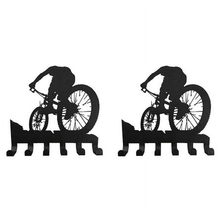 2X Mountain Bike Rack Metal Wall Decor Mountain Biking Wall Art Bicycle Art Silhouette Wall Sticker Black Rack
2X Mountain Bike Rack Metal Wall Decor Mountain Biking Wall Art Bicycle Art Silhouette Wall Sticker Black Rack