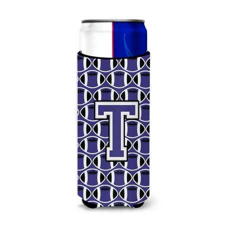 Carolines Treasures CJ1068-TMUK Letter T Football Purple and White Ultra Beverage Insulators for slim cans Slim Can
Carolines Treasures CJ1068-TMUK Letter T Football Purple and White Ultra Beverage Insulators for slim cans Slim Can