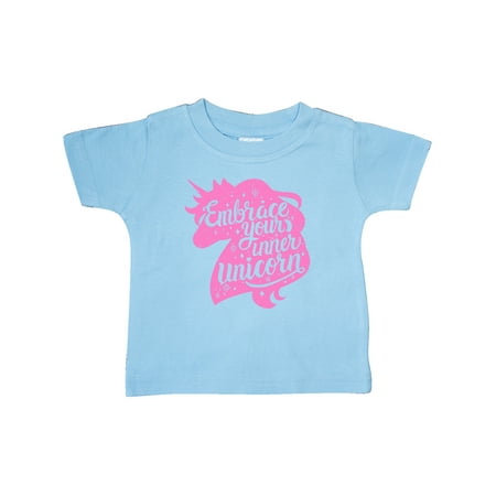 Inktastic Embrace Your Inner Unicorn with Silhouette in Pink Grunge Gift Baby Boy or Baby Girl T-Shirt 
Inktastic Embrace Your Inner Unicorn with Silhouette in Pink Grunge Gift Baby Boy or Baby Girl T-Shirt