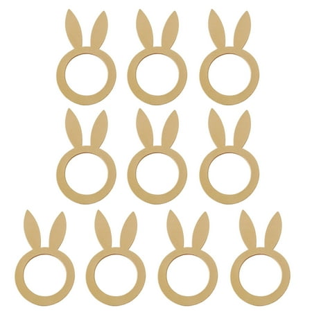 VEAREAR 10Pcs Napkin Holders Smooth Edges Burr-free Cutting Process Reusable Fine Workmanship Table Decor Eco-Friendly Easter Rabbit Ears Wooden Napkin Rings Household Supplies
VEAREAR 10Pcs Napkin Holders Smooth Edges Burr-free Cutting Process Reusable Fine Workmanship Table Decor Eco-Friendly Easter Rabbit Ears Wooden Napkin Rings Household Supplies