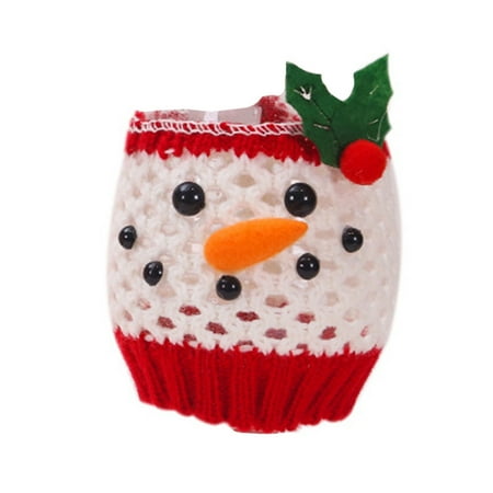 Chicmine Beautiful Santa Claus Pattern Wine Cup Cover Full Cover Fine Texture Knitted Fabric Wine Glass Cover for Home
Chicmine Beautiful Santa Claus Pattern Wine Cup Cover Full Cover Fine Texture Knitted Fabric Wine Glass Cover for Home