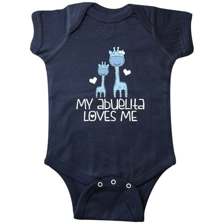 Inktastic My Abuelita Loves Me Boy Outfit Gift Baby Boy or Baby Girl Bodysuit
Inktastic My Abuelita Loves Me Boy Outfit Gift Baby Boy or Baby Girl Bodysuit