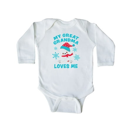 Inktastic Polar Bear My Great Grandma Loves Me in Santa Hat Gift Baby Boy or Baby Girl Long Sleeve Bodysuit
Inktastic Polar Bear My Great Grandma Loves Me in Santa Hat Gift Baby Boy or Baby Girl Long Sleeve Bodysuit