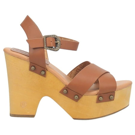 Dingo Womens Woodstock Platform Casual Sandals Casual