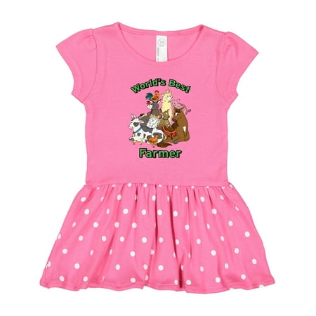 Inktastic World s Best Farmer with Happy Farm Animals Gift Toddler Girl Dress
Inktastic World s Best Farmer with Happy Farm Animals Gift Toddler Girl Dress