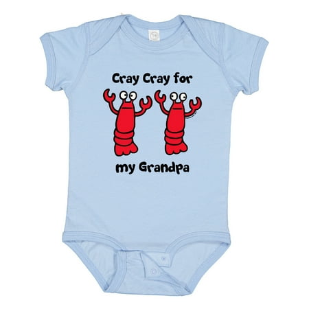 Inktastic Lobster Cray Cray for My Grandpa Gift Baby Boy or Baby Girl Bodysuit 
Inktastic Lobster Cray Cray for My Grandpa Gift Baby Boy or Baby Girl Bodysuit