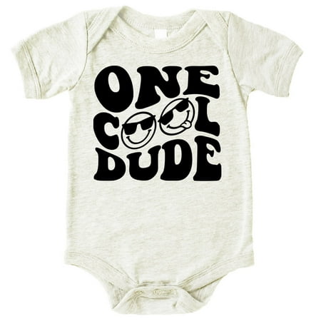 One Cool Dude Retro Boys First Birthday Shirt & Bodysuit for Boys Natural Heather Bodysuit 24 Months
One Cool Dude Retro Boys First Birthday Shirt & Bodysuit for Boys Natural Heather Bodysuit 24 Months