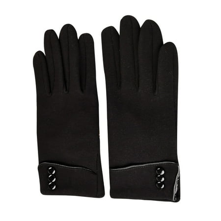 wendunide Fashion Women s Keep Warm Winter Soft Lining Button Decoration Gloves Black
wendunide Fashion Women s Keep Warm Winter Soft Lining Button Decoration Gloves Black