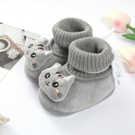 Winter Children Toddler Shoes Baby Boys And Girls Flat Socks Shoes Elastic Rope Non Slip Warm Comfortable Cute Cartoon Cat
Winter Children Toddler Shoes Baby Boys And Girls Flat Socks Shoes Elastic Rope Non Slip Warm Comfortable Cute Cartoon Cat