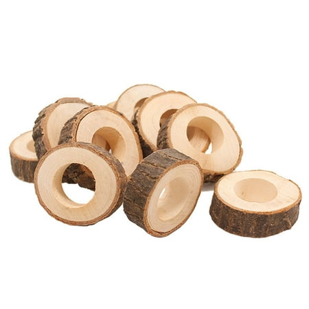 Famure 10x Natural Wooden Tree Stump Cloth Napkin Rings for Wedding Christmas Party Decor
Famure 10x Natural Wooden Tree Stump Cloth Napkin Rings for Wedding Christmas Party Decor