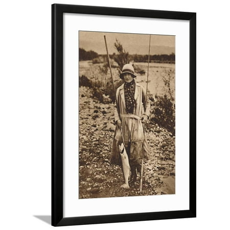 'With a catch at Tokanu, New Zealand', c1927, (1937) Framed Print Wall Art