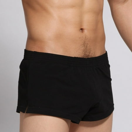 Men Casual Home Pants Comfortable Cotton Pajama Shorts Sports Boxer Underwear