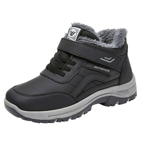 ZIZOCWA Women S Casual Leather Shoes Fuzzy Boots Tall Fashionable Winter Snow Boots For Women Flat Thick Bottom Non Slip Round Toe Lace Up Hook Loop Solid Color Plush Warm And Comfortable Winter Dres
ZIZOCWA Women S Casual Leather Shoes Fuzzy Boots Tall Fashionable Winter Snow Boots For Women Flat Thick Bottom Non Slip Round Toe Lace Up Hook Loop Solid Color Plush Warm And Comfortable Winter Dres