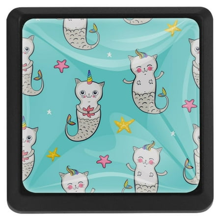 Ownta Square with Screws 3 Pcs for Cupboard Dressing Table Bookcase Drawer Pull Handle Cabinet Door Knobs Cute Unicorn Cat Mermaid with Star
Ownta Square with Screws 3 Pcs for Cupboard Dressing Table Bookcase Drawer Pull Handle Cabinet Door Knobs Cute Unicorn Cat Mermaid with Star