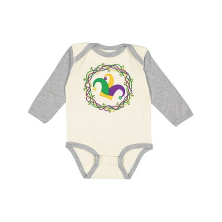 Inktastic Mardi Gras Jester Hat Beads Gift Baby Boy or Baby Girl Long Sleeve Bodysuit 
Inktastic Mardi Gras Jester Hat Beads Gift Baby Boy or Baby Girl Long Sleeve Bodysuit