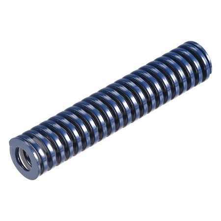 

Uxcell Die Spring 18mm OD 100mm Long Spiral Stamping Light Load Compression Die Springs Blue