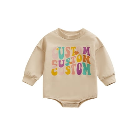 Bagilaanoe Newborn Baby Girl Boy Oversized Rompers Letter Print Long Sleeve Bodysuits 3M 6M 12M 18M Infant Casual One Piece Short Jumpsuit
Bagilaanoe Newborn Baby Girl Boy Oversized Rompers Letter Print Long Sleeve Bodysuits 3M 6M 12M 18M Infant Casual One Piece Short Jumpsuit