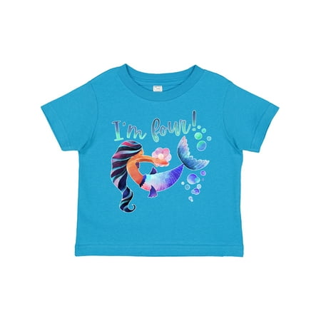 Inktastic I m Four! 4th Birthday Pink and Blue Mermaid Gift Toddler Boy or Toddler Girl T-Shirt
Inktastic I m Four! 4th Birthday Pink and Blue Mermaid Gift Toddler Boy or Toddler Girl T-Shirt