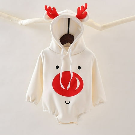 Yubatuo Infant Baby Boys Girls Christmas Hooded Thick Warm Bodysuit Romper Clothes White 73
Yubatuo Infant Baby Boys Girls Christmas Hooded Thick Warm Bodysuit Romper Clothes White 73