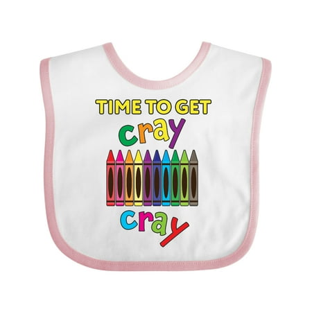 Inktastic Time to Get Cray Cray Crayons Humor Boys or Girls Baby Bib
Inktastic Time to Get Cray Cray Crayons Humor Boys or Girls Baby Bib
