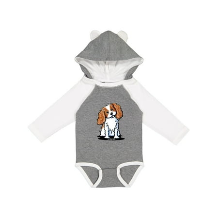Inktastic KC Cavalier Spaniel Gift Baby Boy or Baby Girl Long Sleeve Bodysuit