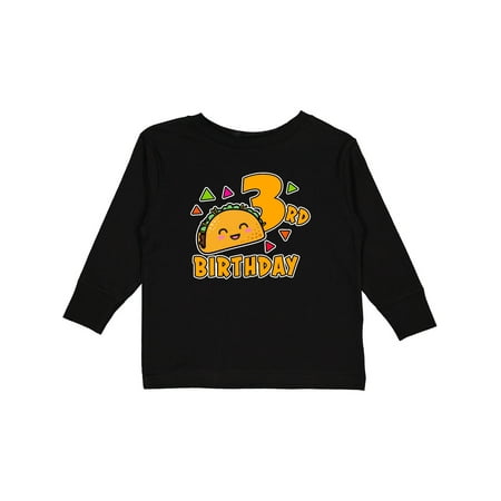Inktastic 3rd Birthday with Taco and Confetti Gift Toddler Boy or Toddler Girl Long Sleeve T-Shirt 
Inktastic 3rd Birthday with Taco and Confetti Gift Toddler Boy or Toddler Girl Long Sleeve T-Shirt