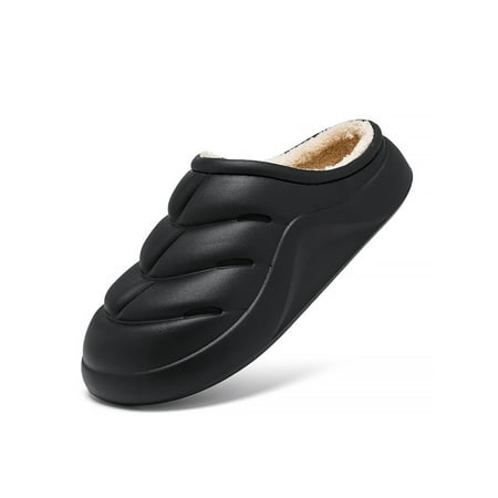 Ymiytan Unisex Slippers Cozy Warm Slipper Plush Lined House Shoes Indoor Winter Clogs Waterproof Comfort Slides Black 9
Ymiytan Unisex Slippers Cozy Warm Slipper Plush Lined House Shoes Indoor Winter Clogs Waterproof Comfort Slides Black 9