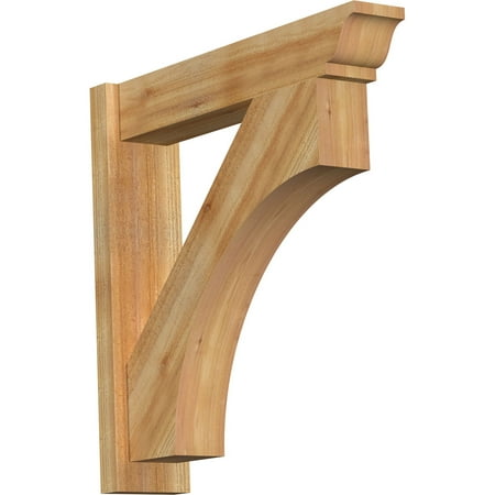 6 W x 28 D x 28 H Westlake Rough Sawn Traditional Outlooker Western Red Cedar