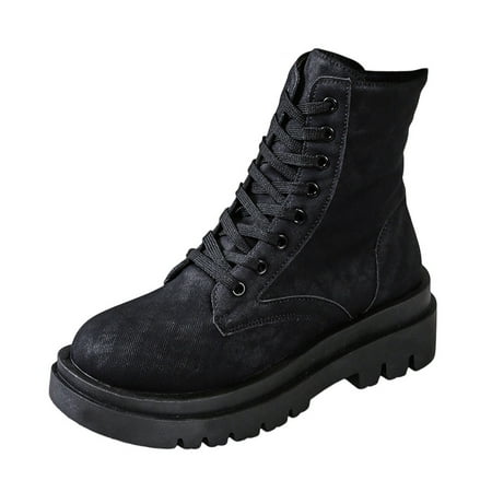 PMUYBHF Ladies British Style Solid Color Leather Lace up Thick Heel Short Barrel Boots 40.98
PMUYBHF Ladies British Style Solid Color Leather Lace up Thick Heel Short Barrel Boots 40.98