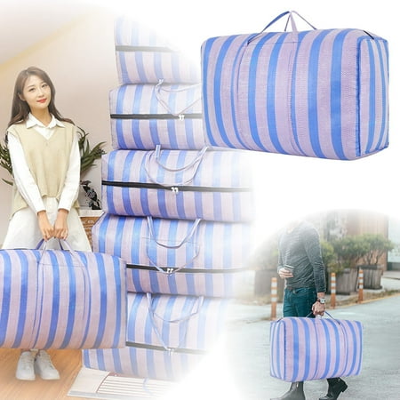 Nylon Woven Bags For Graduation Season Moving Bags Large Capacity Luggage Moving Bags Blue And White Bar Packaging Checked Skin Bags 2024 Clearance Fall Savings Lastest Upgare
Nylon Woven Bags For Graduation Season Moving Bags Large Capacity Luggage Moving Bags Blue And White Bar Packaging Checked Skin Bags 2024 Clearance Fall Savings Lastest Upgare