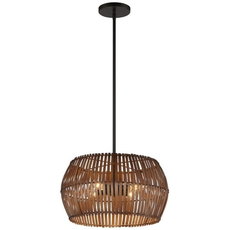 Minka Lavery Minka Brentwood Shore 16 Wide Black Pendant Light