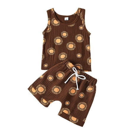 Rovga Girls Outfit Sets Infant Baby Boys Girls 3M-3Y Cartoon Rainbow Printed Linen Cotton Vest Tops Shorts Outfits Baby Chothing Suit
Rovga Girls Outfit Sets Infant Baby Boys Girls 3M-3Y Cartoon Rainbow Printed Linen Cotton Vest Tops Shorts Outfits Baby Chothing Suit