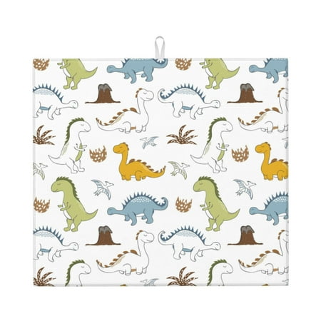 Goofa Dish Drying Mat Super Absorbent Drying Mat Large Dish Drying Mats for Kitchen Counter Easy Clean Dish Mat Kitchen Drying Mat 16 x 18 ( Dinosaur )
Goofa Dish Drying Mat Super Absorbent Drying Mat Large Dish Drying Mats for Kitchen Counter Easy Clean Dish Mat Kitchen Drying Mat 16 x 18 ( Dinosaur )