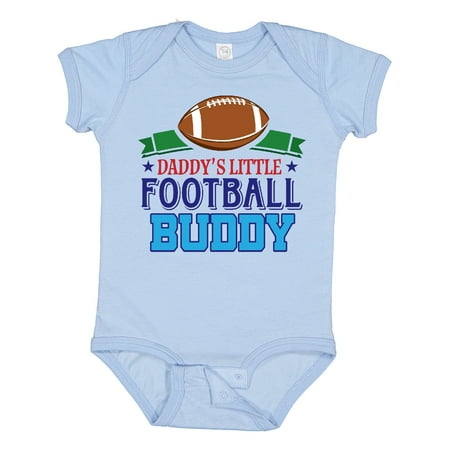 Inktastic Football Boys Daddys Little Football Buddy Gift Baby Boy Bodysuit